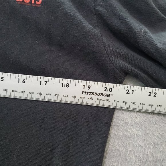 Maroon 5 Women Sweatshirt Medium Black Hoodie Logo S.I.N‎ Club 2015 Graphic - Picture 4 of 7